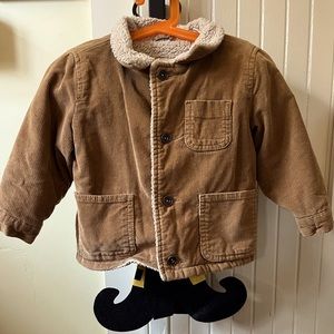 Zara Caramel Corduroy Boy Jacket